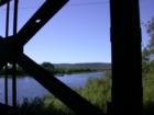 Fishing the Saint Louis River near the Oliver railway bridge