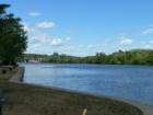 Looking north from Lock #1 on the Trent-Severn Waterway