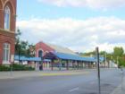 Farmer's Market, Corner of City Hall , with Belleville Armouries Building in the Distance