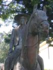 Adolfo Camarillo on horseback