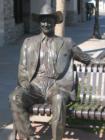 Adolfo Camarillo relaxing in Old Town