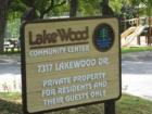 Lakewood Welcome Sign
