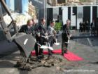 Developers of The Cosmopolitan Resort Casino break first ground.  October 2005.