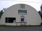 Birch Creek Township Hall in Denham, Minnesota. As of 2007, the population of Denham was 46.