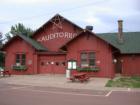 Public building and auditorium in Lake Nebagamon, Douglas County, Wisconsin