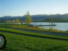 Kids playing by the man-made lake at Daybreak community, South Jordan UT