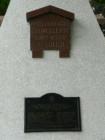 Plaque dedication to soldiers killed in WWII