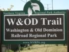 The W&OD Bike Path runs along Shirlington's Urban Village. 