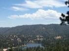 Thunderheads forming over Lake Gregory, Crestline