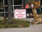 The signs of the summer drought of 2007 and all its restrictions can be seen not just by the turf...