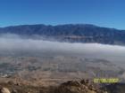 View of Banning and Greyback on Mt. San Gorgonio.  This shot was taken from Hwy 243 south of Banning as the coastal fog was making it's way east.