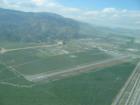 Banning airport during the springtime.