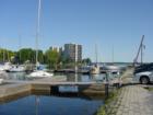 Victoria Park Marina with The Anchorage condominiums in the distance