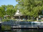 Looking across the boat launch area to Bayshore Park Concession