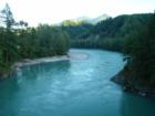 The Skagit River, Looking Up-River from the bridge on Concrete Sauk Valley Road