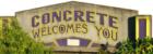 Welcome to Concrete Sign on Highway 20