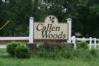 Callen Woods Entrance on Orange Avenue