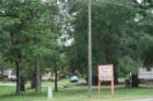 Orange Park Entrance on Orange Avenue in Tallahassee, Florida.