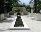 Fountain and gardens at One City Plaza