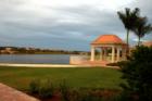 Gazebo overlooking lake @ Village Walk Bonita Springs