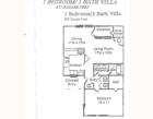 Winter Park Villas Floor Plan for 1 BR, 1 Bath