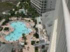 View of Club Pool and Deck from 12th floor of the Bristol Tower.
      
      