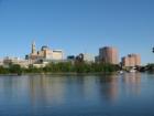 View of Hartford skyline from across the Connecticut River