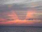 Sunset over Choctawhatchee Bay from Driftwood Estates, summer, 2007