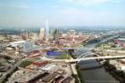 Nashville Skyline with the New Signature Tower and Encore - Both are condo buildings.