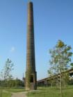 All that's left of the Miwaukee Road shops in Milwaukee's Menomonee Valley are two smokestacks.  They have now been reborn as part of a nature park and the Hank Aaron State Trail.