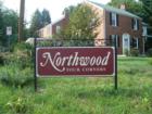 Entrance to Northwood Park Neighborhood a subdivision of older single family homes in the Four Corners Area of Silver Spring, Md 20901