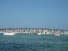 Crab Island with Destin Bridge in the background