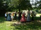 Square dancing with the public!  Fun events at Old Bethpage Village Restoration, Old Bethpage, Long Island.
      Photo by Feng Shui Long Island