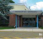Memorial School Elementary School Entrance in Montvale New Jersey