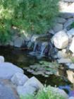 One of the water features at the Tahoe Donner Marina at Donner Lake.