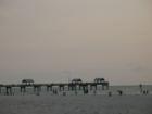 View of Pier 60 as the sun is setting 