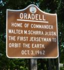 Astronaut Walley Schirra Sign in Oradell New Jersey