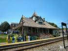 The Oradell Train Station in Oradell New Jersey