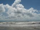 Our Galveston, Texas beach.  The Gulf of Mexico.
