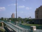 View of Mill Run Park and the Mississippi from the Hennepin Avenue Bridge