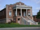 The Masonic Temple building in Sandstone, Minnesota was erected in 1922.