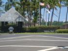 Entrance to Waikaloa Beach Resort on the big island of Hawaii.