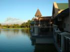 The "Kings Shops" are within the Waikaloa Resort.  There are several restaurants, shops and a gas station.