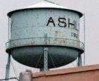 Ashley, Ohio, water tower.