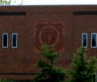 The Cobb County Police Headquarters and 911 Emergency Dispatch Center is located in Marietta. The beautiful bas relief badge/shield is something to admire.