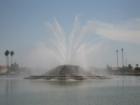 The fountain is working for the first time in many moons