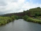 River Below Suspension Bridge, Hanapepe, Kauai, Hawaii