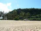 Waimea Bay lifeguard stand.