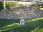 Entrance to The Meadows home tract