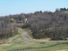 Looking down on Alysheba Drive, near the equestrian lots.